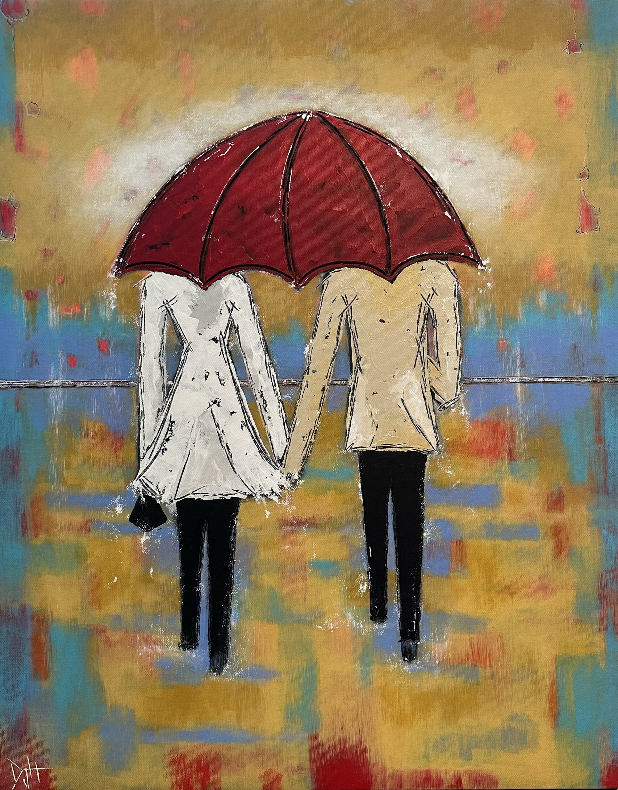 Together from the Joy Series 24x30 Acrylic